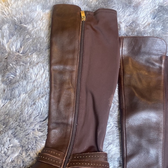 Bandolino Brown Leather Boots Size 9 Excellent Condition - Picture 11 of 12